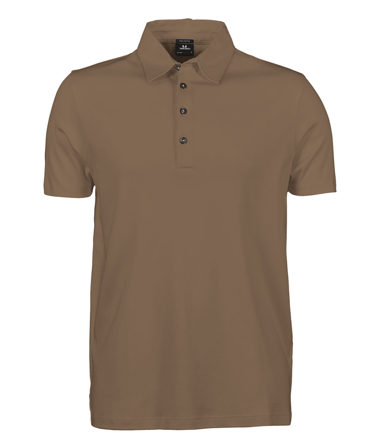 Pima Cotton Polo (1440) in Wood, front view
