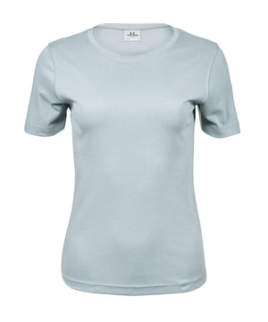 Women’s Interlock Tee (580) in Ice Blue, front view