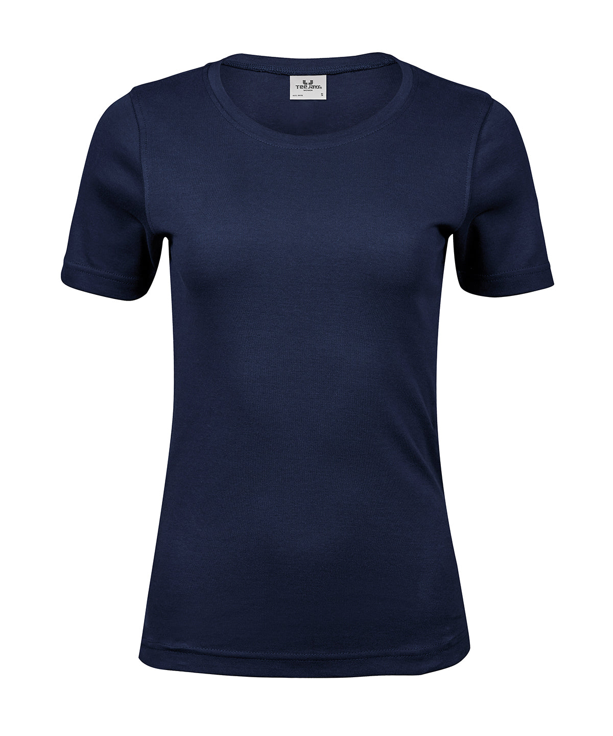 Women’s Interlock Tee (580) in Navy, front view