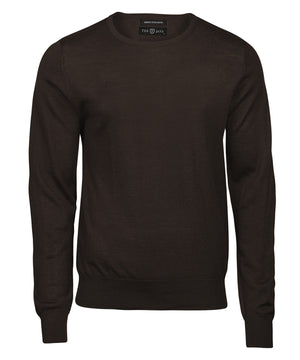 Crew Neck (6000) in Mocha, front view