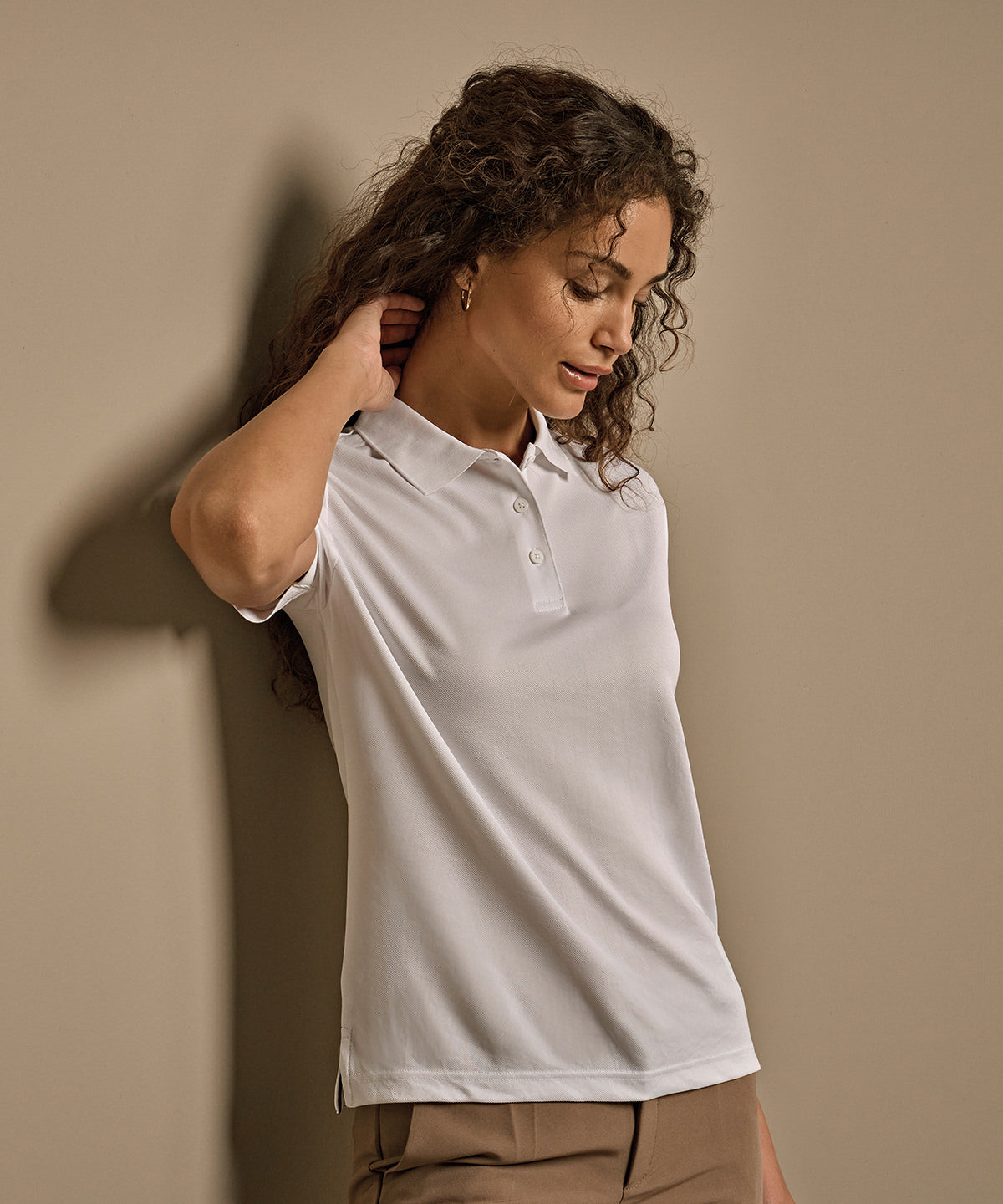 Lifestyle photo of the Women’s Club Polo (7001)