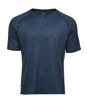Cooldry Tee (7020) in Navy Melange, front view