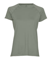 Women’s Cooldry Tee (7021) in Sage, front view