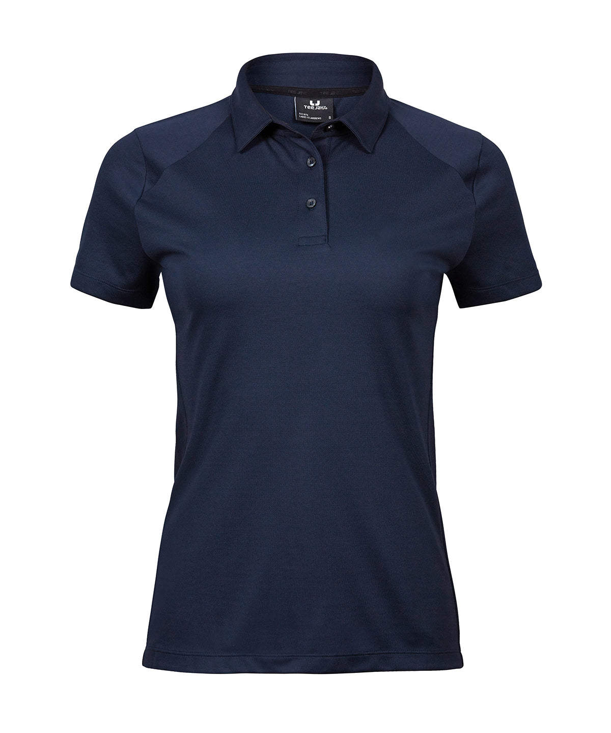 Women’s Luxury Sport Polo (7201) in Navy, front view