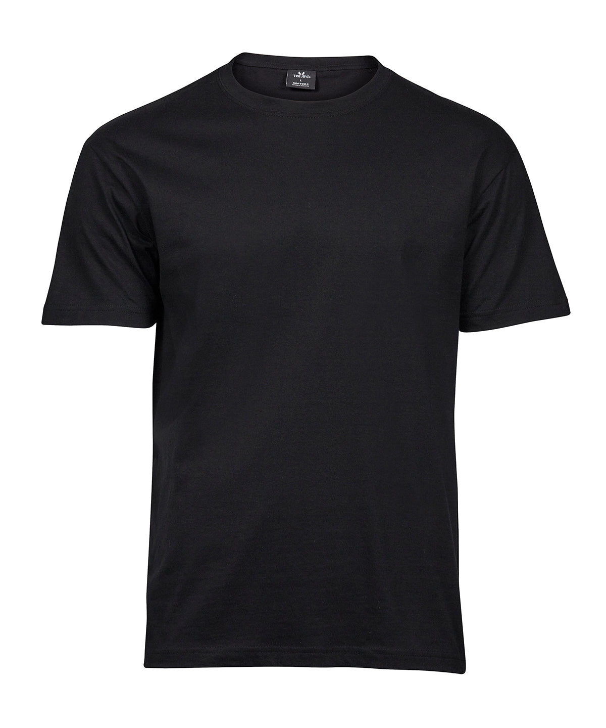 Sof Tee (8000) in Black, front view