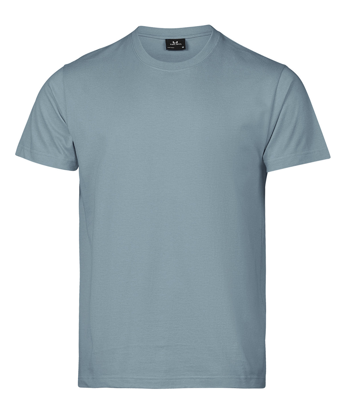 Sof Tee (8000) in Misty Blue, front view