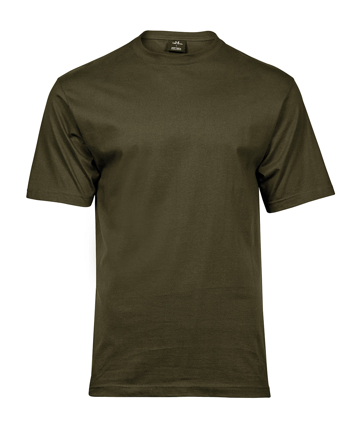 Sof Tee (8000) in Olive, front view