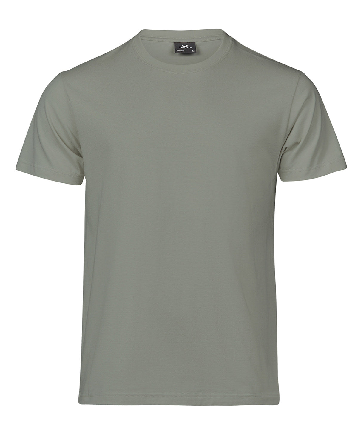 Sof Tee (8000) in Sage, front view