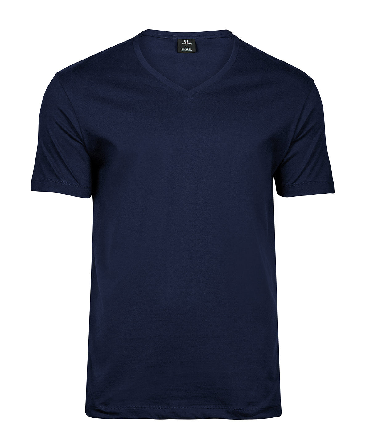 Fashion V-Neck Sof Tee (8006) in Navy, front view