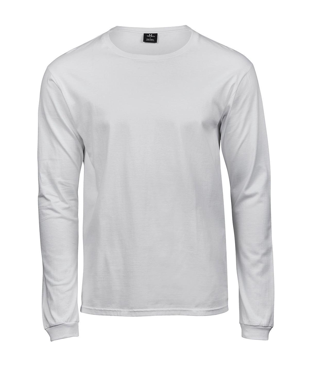 Long Sleeve Fashion Sof Tee (8007) in White, front view