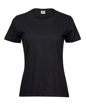 Women’s Sof Tee (8050) in Black, front view