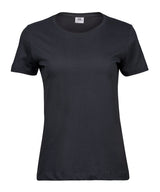 Women’s Sof Tee (8050) in Dark Grey, front view