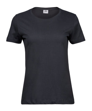 Women’s Sof Tee (8050) in Dark Grey, front view