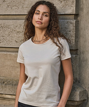 Lifestyle photo of the Women’s Sof Tee (8050)