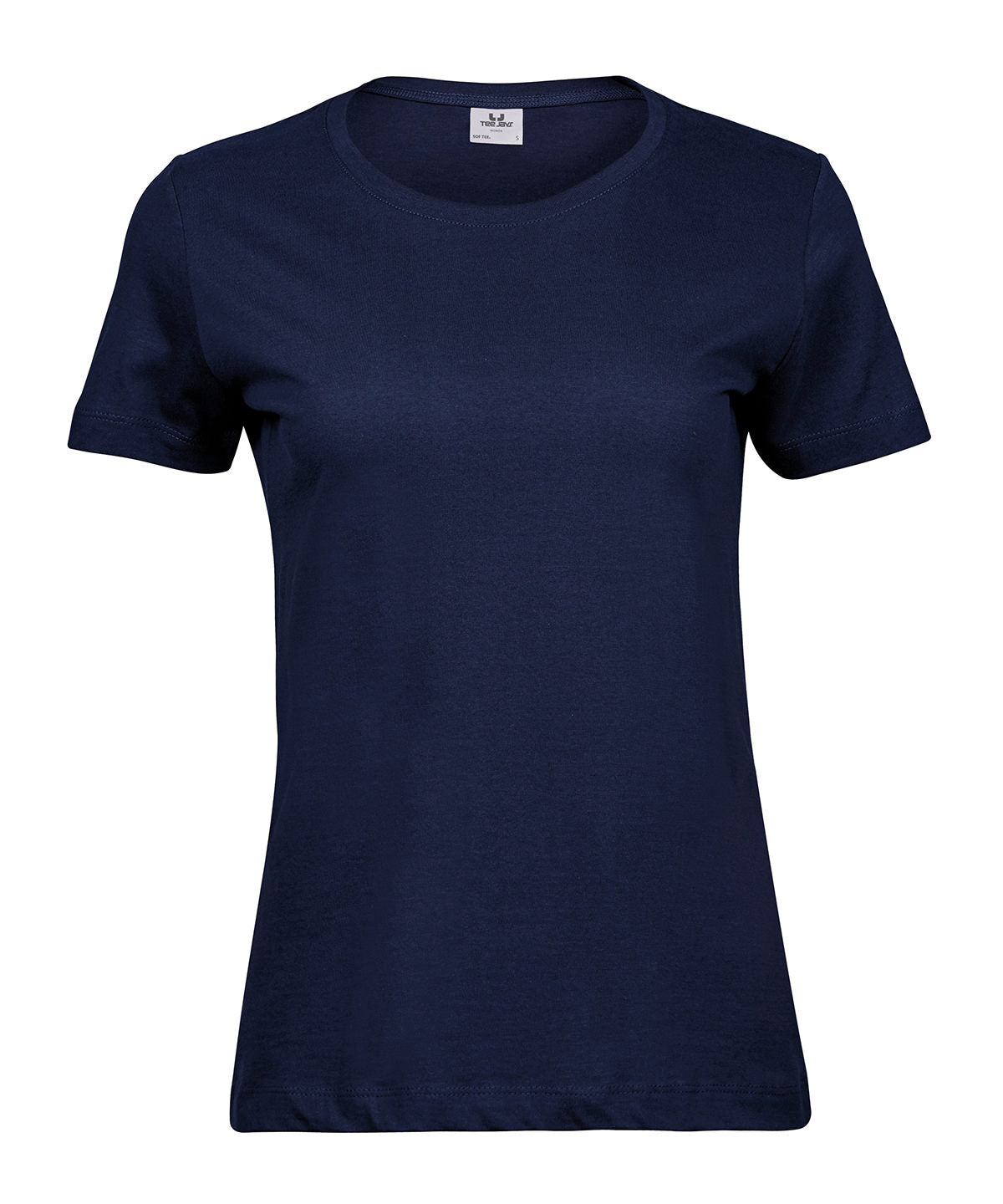 Women’s Sof Tee (8050) in Navy, front view