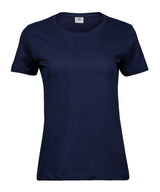Women’s Sof Tee (8050) in Navy, front view