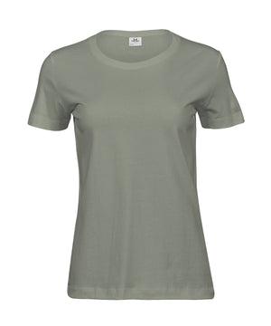 Women’s Sof Tee (8050) in Sage, front view