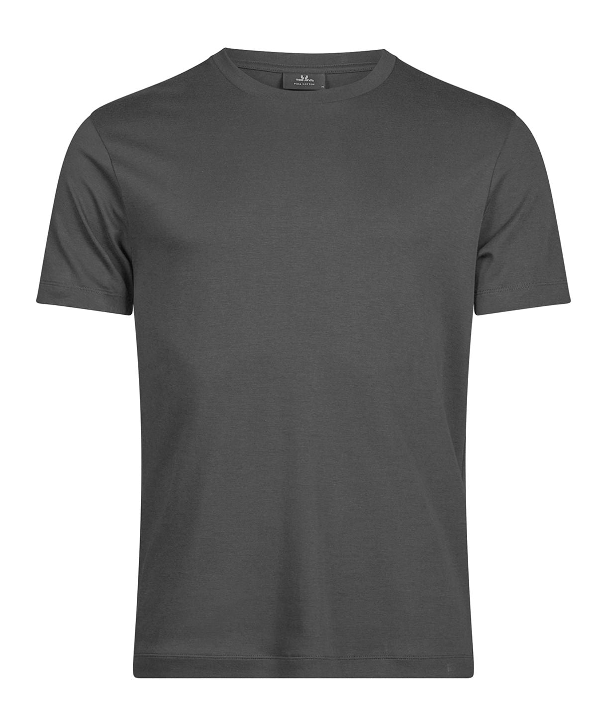 Pima Cotton Tee (1450) in Black, front view