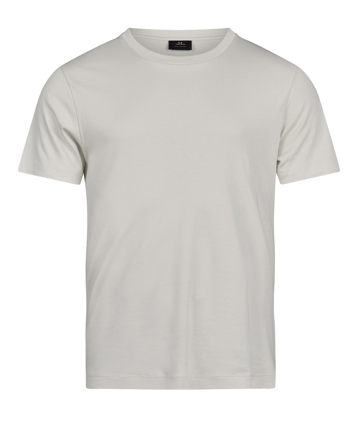Pima Cotton Tee (1450) in Cement, front view
