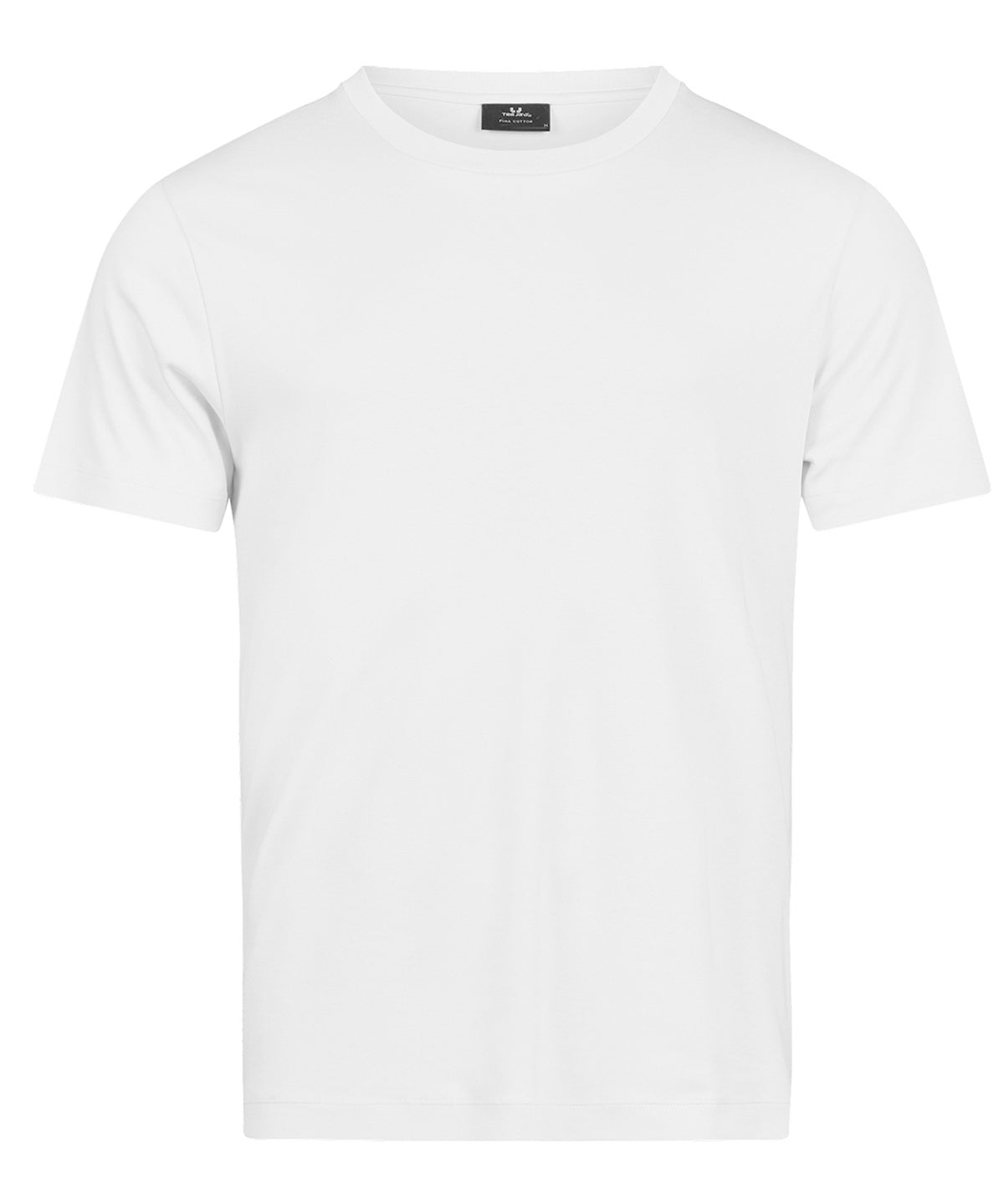 Pima Cotton Tee (1450) in White, front view