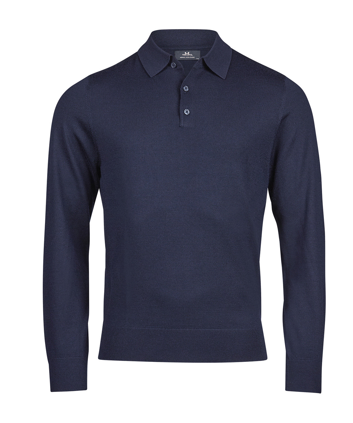 Polo Knit (6002) in Navy, front view