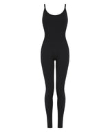 Women’s Unitard in Black, front view