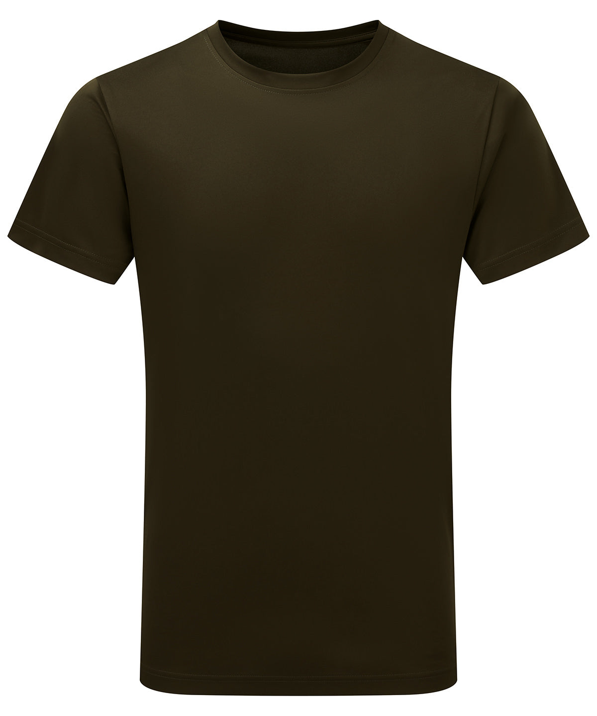 Performance T-Shirt in Army Green, front view