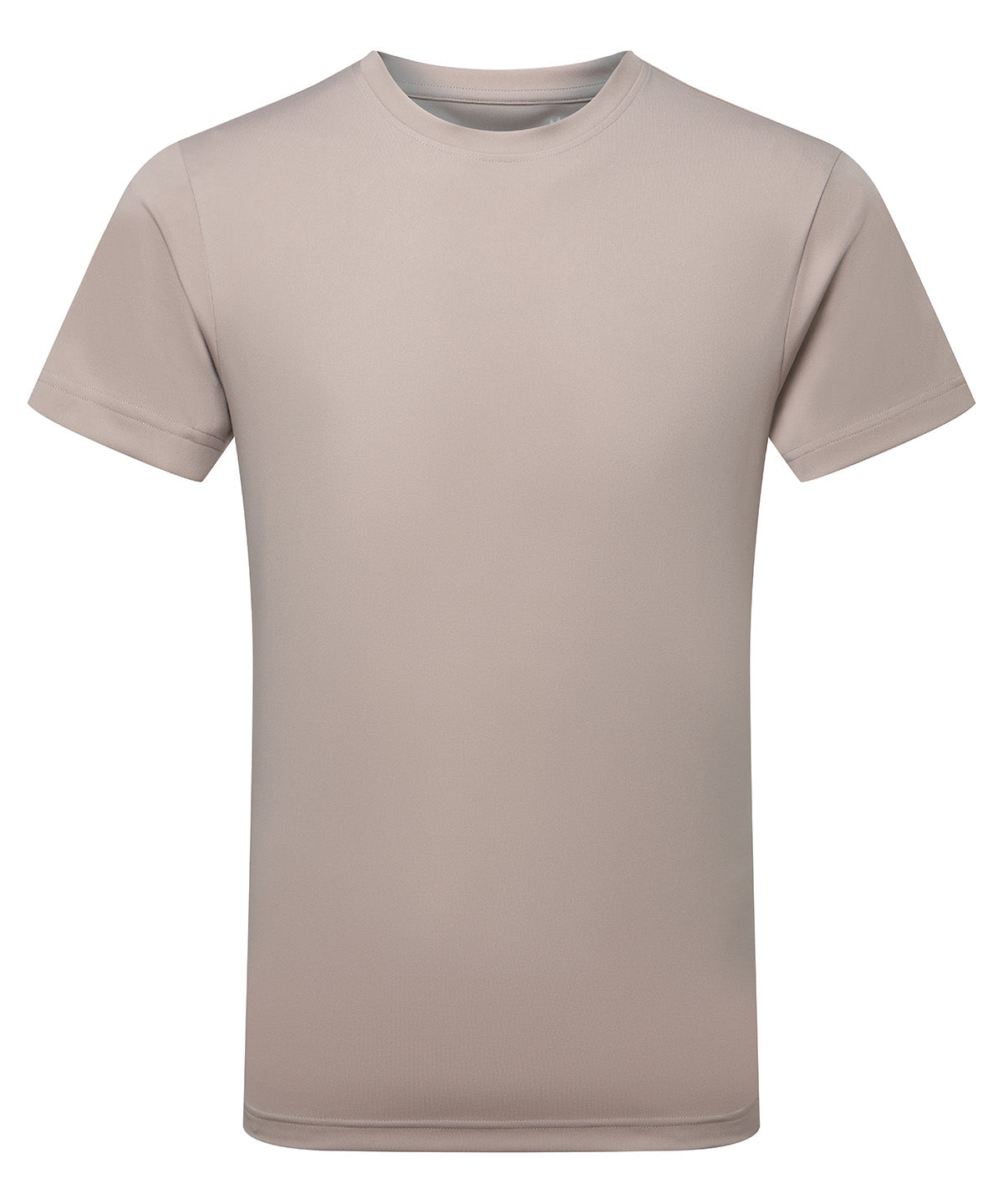 Performance T-Shirt in Stone, front view