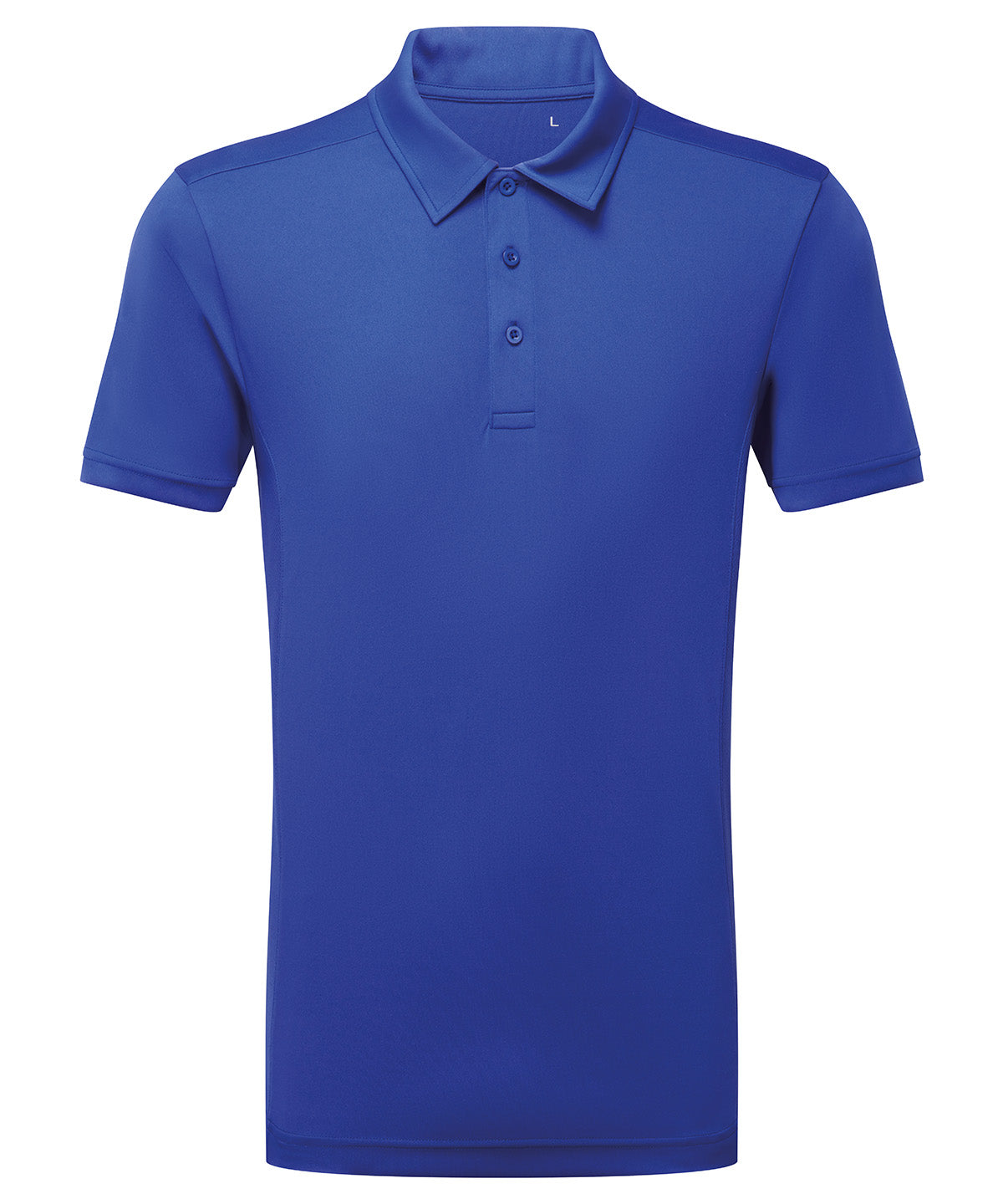 Panelled Polo in Royal, front view