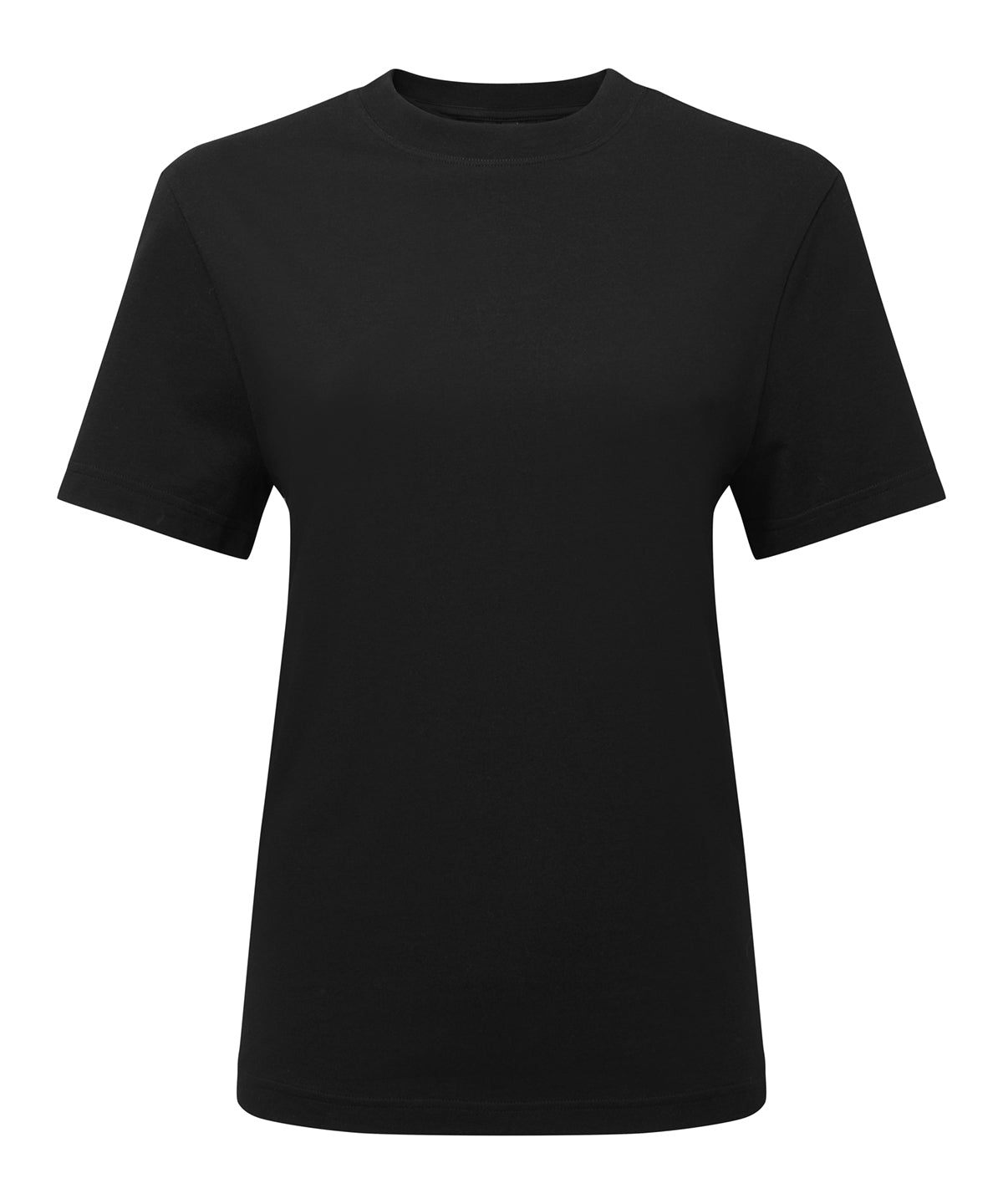 Women’s Tridri® Organic Boxy Oversized T-Shirt in Black, front view