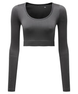 Women's TriDri® ribbed seamless 3D fit" crop top"