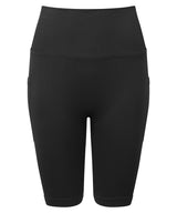 Women's TriDri® ribbed seamless 3D fit" cycle shorts"