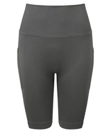 Women's TriDri® ribbed seamless 3D fit" cycle shorts"