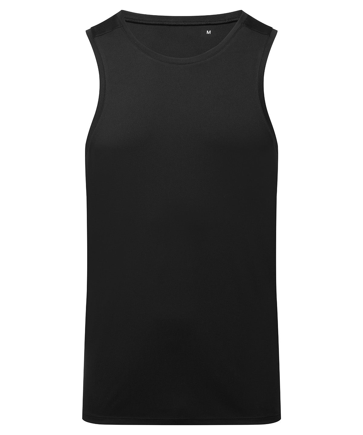 Ion-Charge Performance Vest in Black, front view