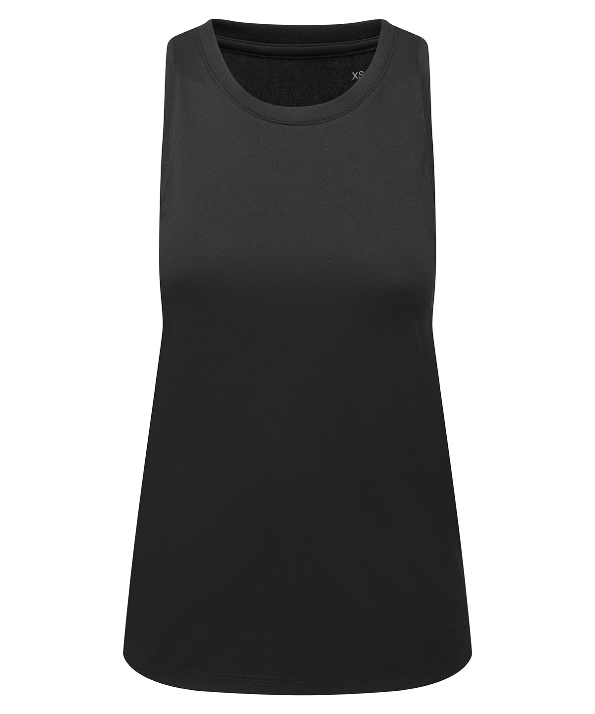 Women’s Tridri® Ion-Charge Easy Fit Tank Top in Black, front view