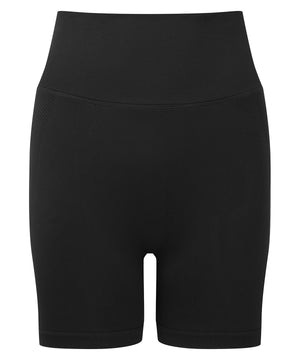 Women’s Tridri® Scrunch Shorts in Black, front view