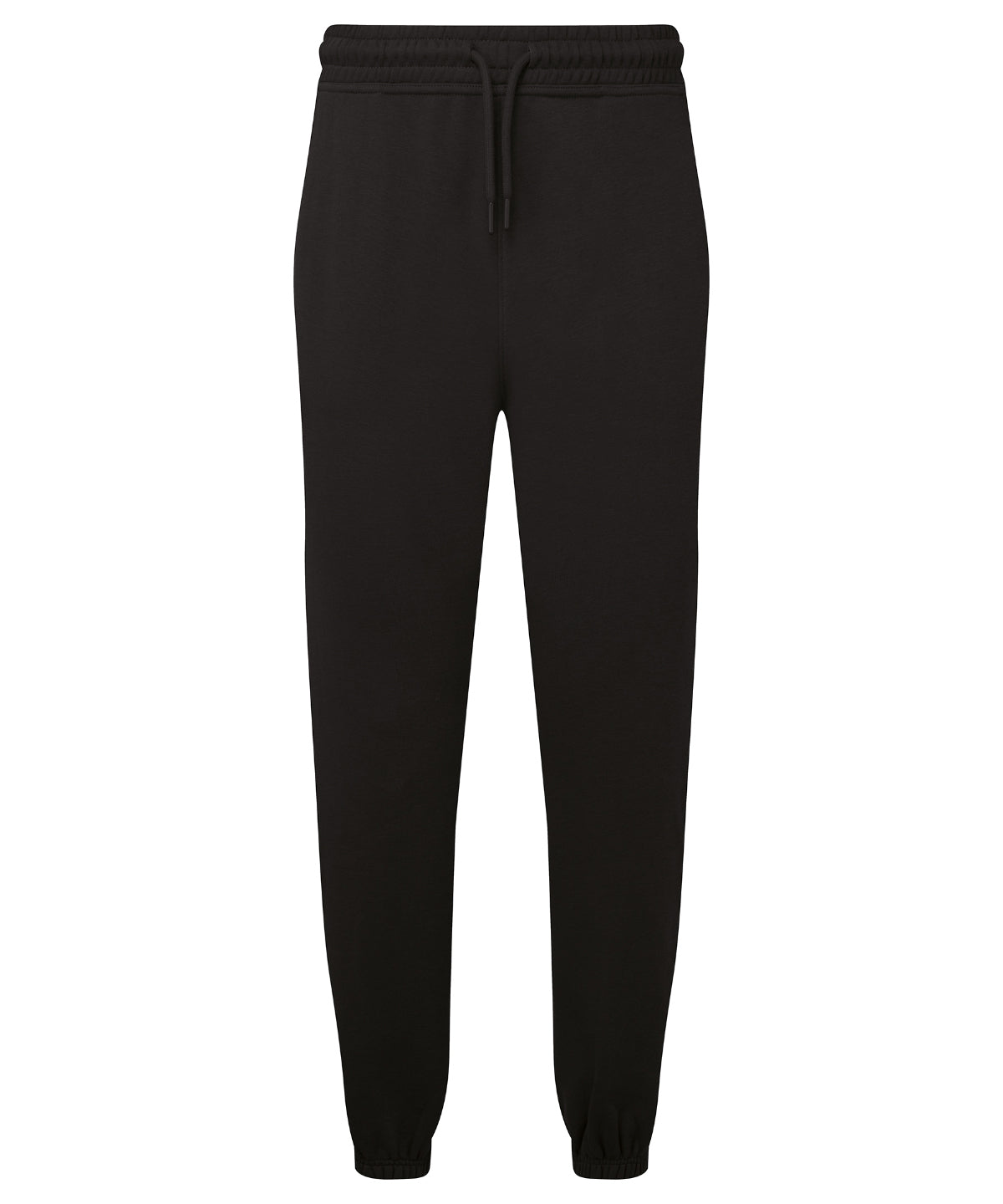 Unisex Recycled Joggers in Black, front view
