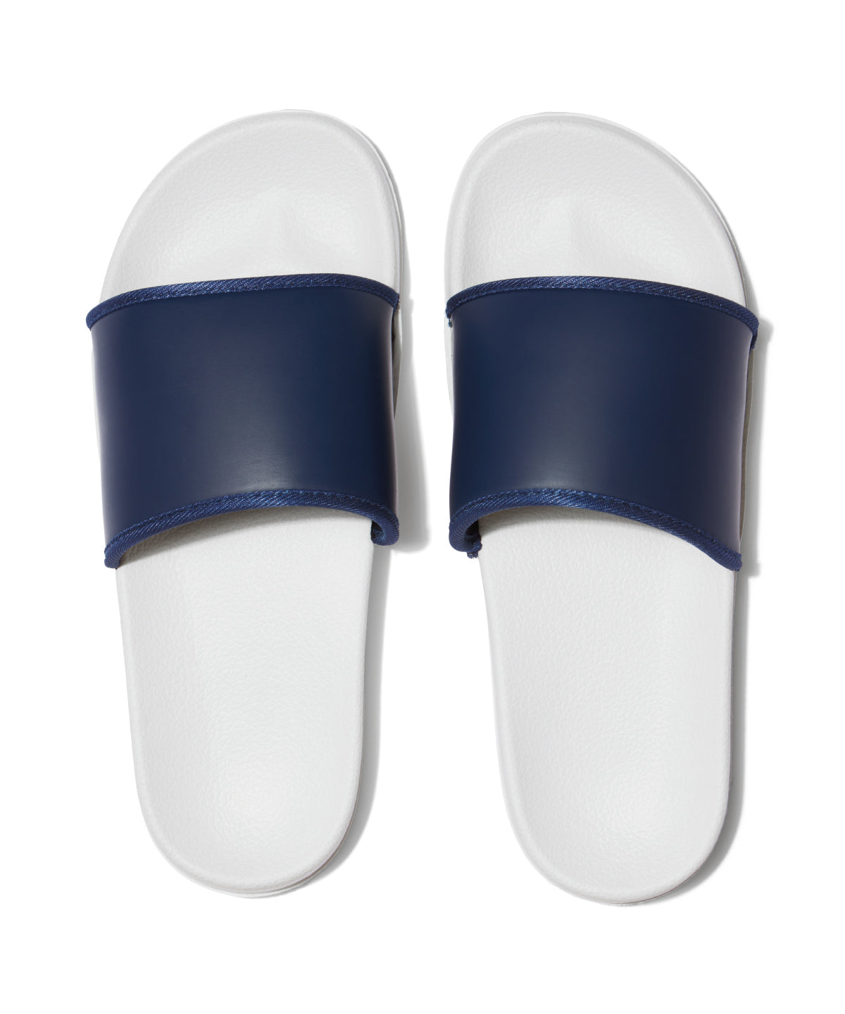 Print-Ready Sliders (Pair with TR703 Slider Tool) in White/Navy, front view