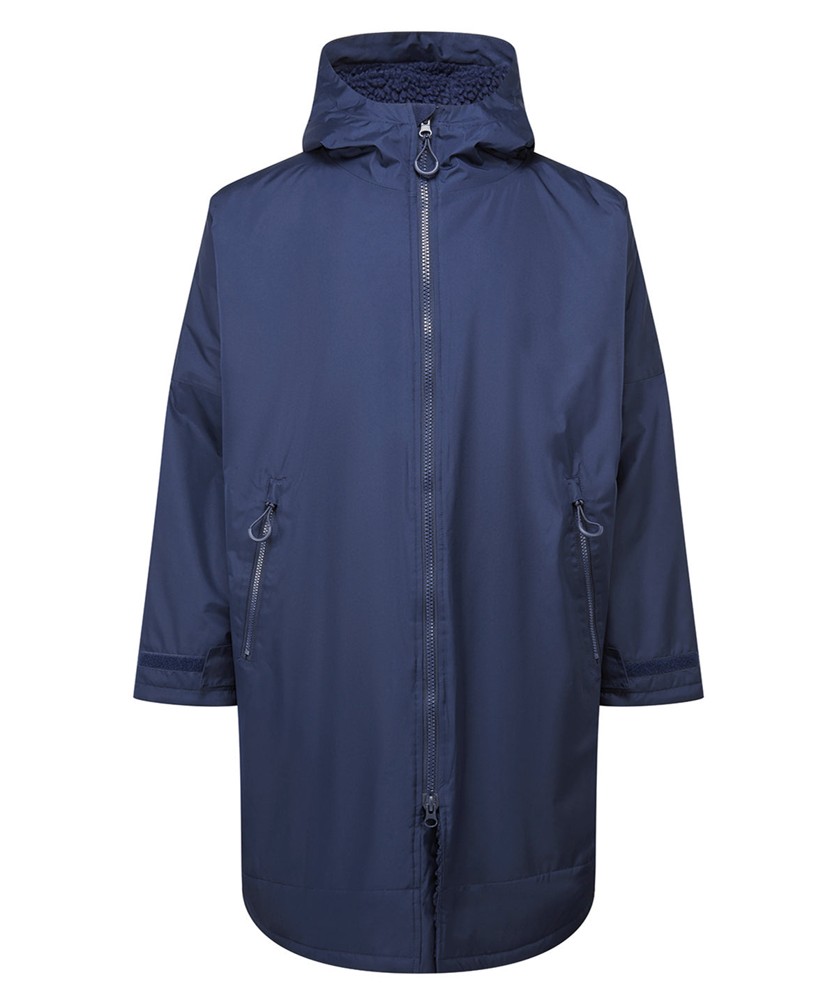 All-Seasons Waterproof Changing Robe in Navy, front view