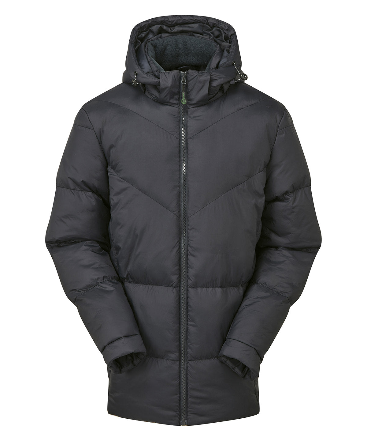 Fara Recycled Jacket in Black, front view