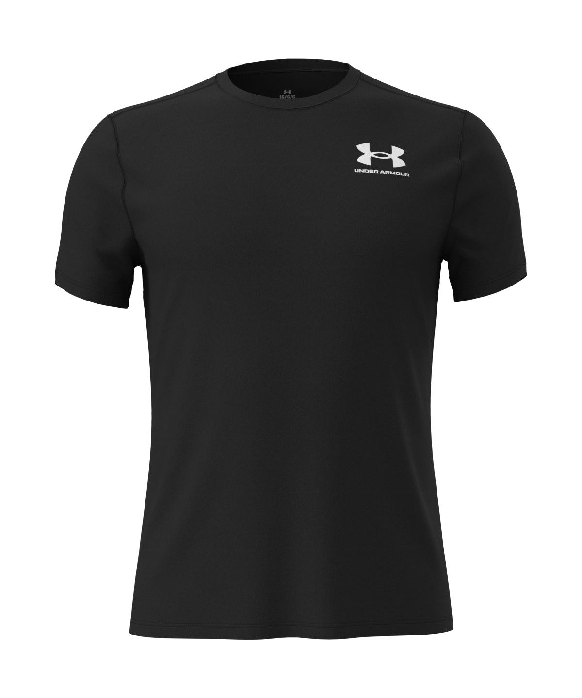 Heatgear® Fitted T-Shirt in Black, front view
