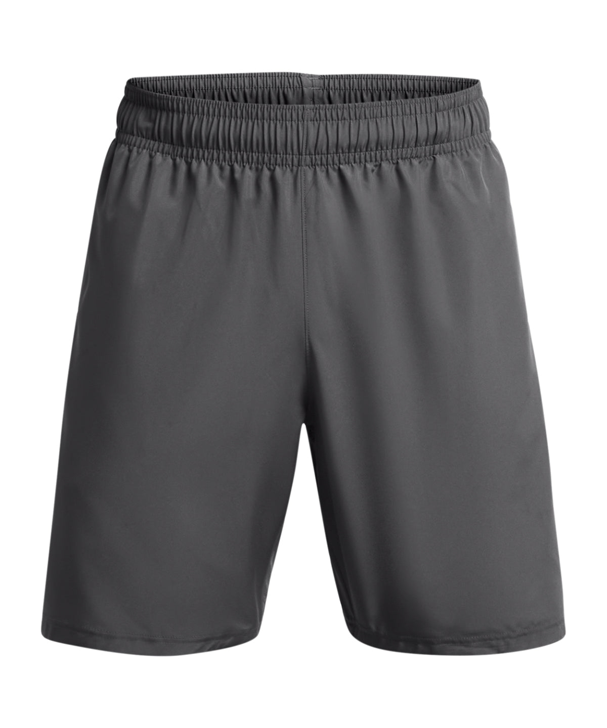 Tech Woven Wordmark Shorts in Castle Rock Grey, front view