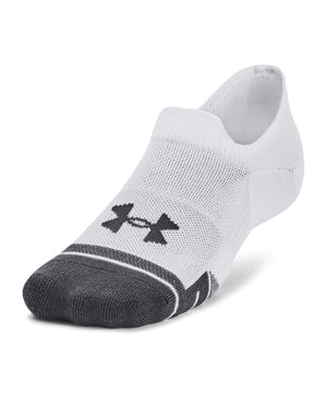 Ultra-Low Training Socks (3-Pack) in White, front view