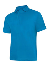 Ladies Active Cotton Poloshirt in Sapphire