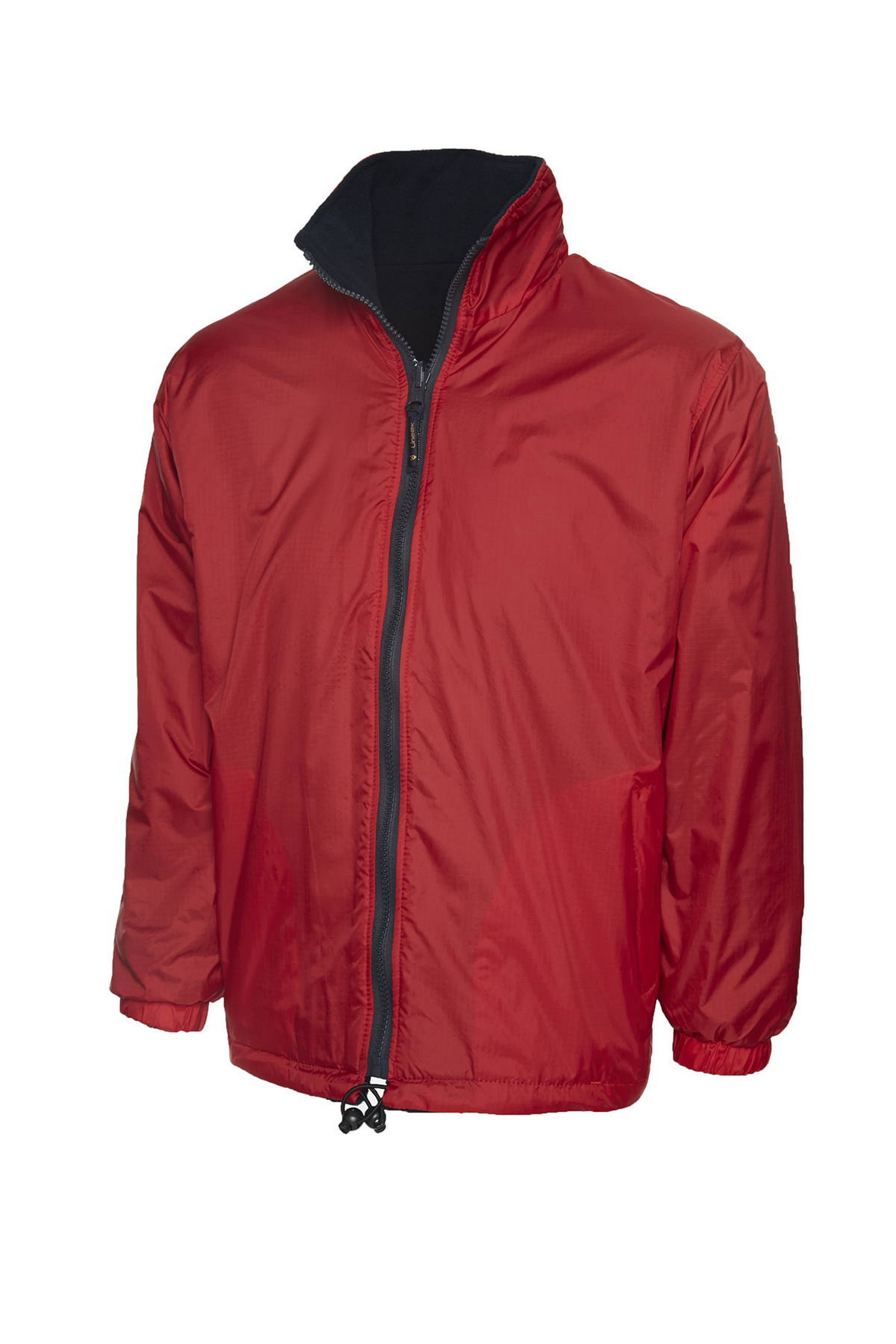 Classic Reversible Fleece Jacket in Red