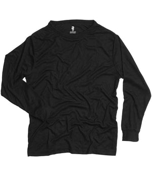 Thermal Long Sleeve T-Shirt in Black, front view (2)