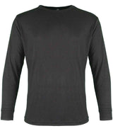 Thermal Long Sleeve T-Shirt in Black, front view (1)
