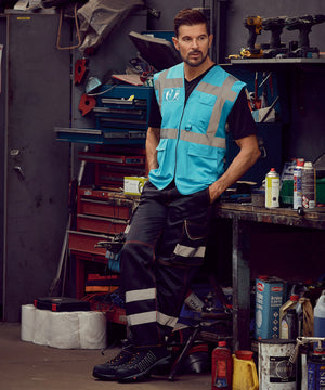 Lifestyle photo of the Multifunctional Executive Hi-Vis Waistcoat (Hvw801)
