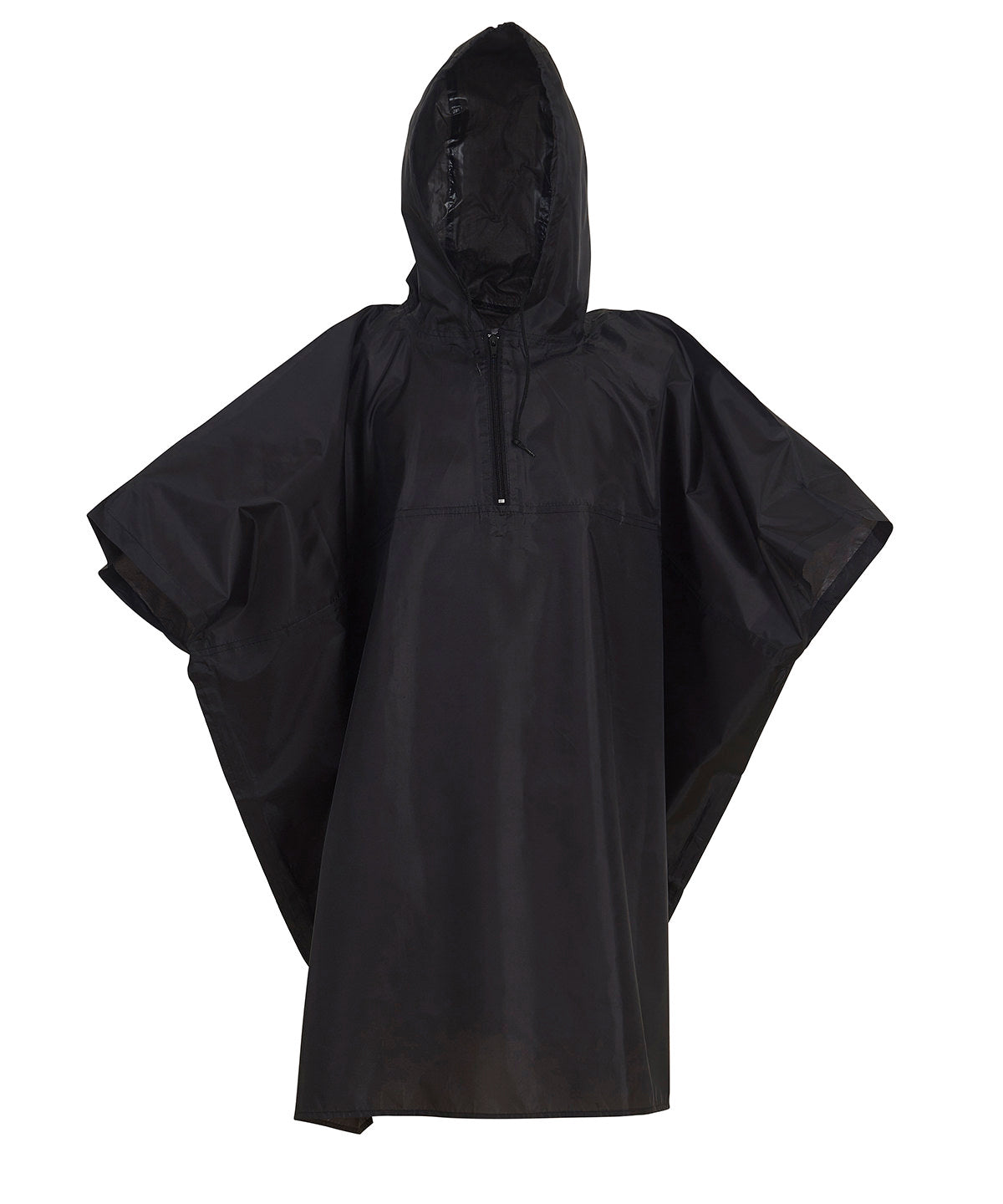 Promo Poncho (Hvs470) in Black, front view