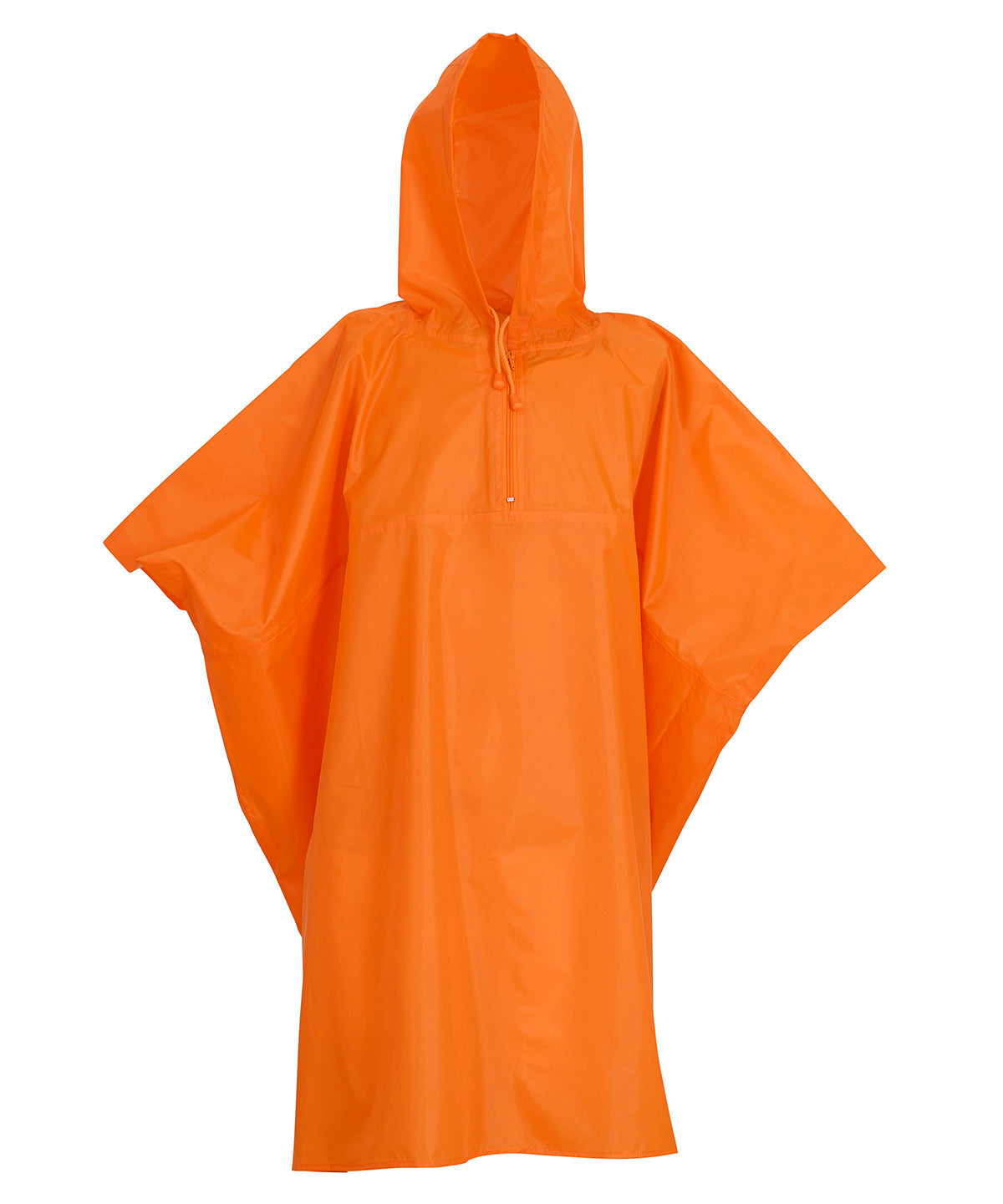 Promo Poncho (Hvs470) in Orange, front view